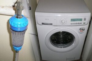 How to install a Geyser filter for a washing machine?
