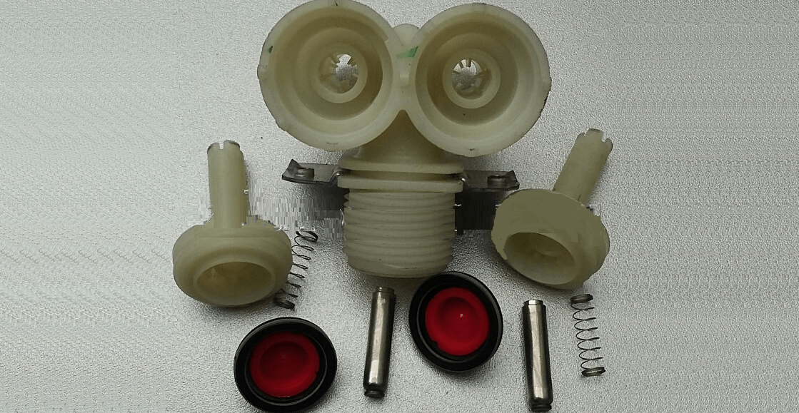 disassembled intake valve