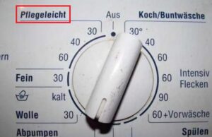 Cách dịch “Pflegeleicht” trên máy giặt