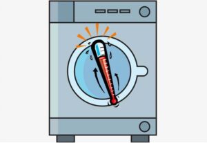 Nước quá nóng trong máy giặt