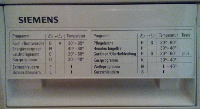 other German programs