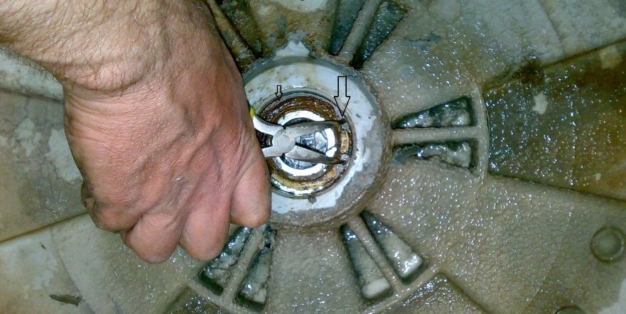remove old bearings