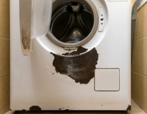 Male over rust på vaskemaskine?