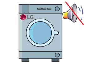 LG veļas mašīnā nav skaņas