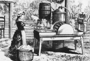 Den første vaskemaskine i verden