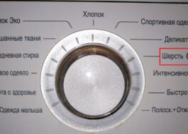 Fonction laine dans la machine à laver automatique LG