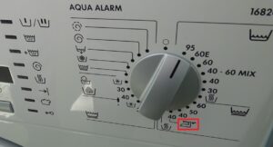 Was bedeutet das Eisensymbol auf einer Waschmaschine?