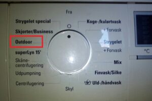 Programa a l'aire lliure en una rentadora Siemens
