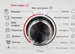 Washing modes in the Hansa washing machine