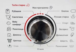Modes de lavage dans la machine à laver Hansa