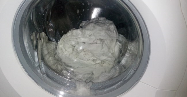 tvätten samlas ihop