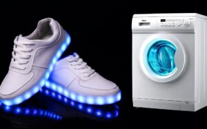 Lavare scarpe da ginnastica luminose