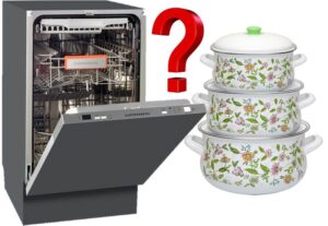 Bolehkah alat memasak enamel dibasuh dalam mesin basuh pinggan mangkuk?