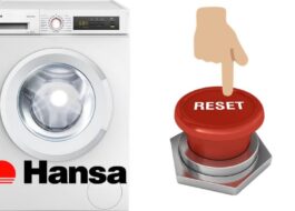 De Hansa-wasmachine resetten