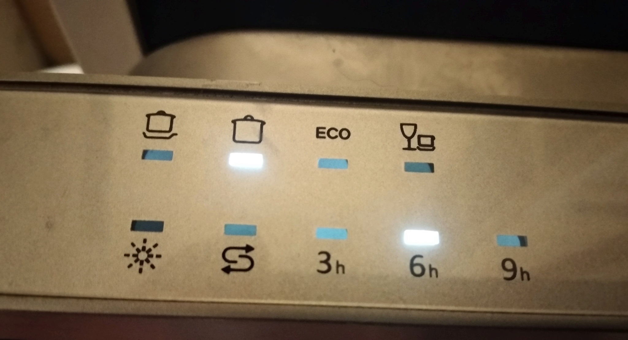 Whirlpool mosogatógép ikonok