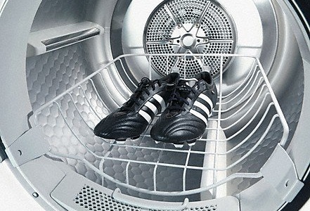 Er det muligt at tørre sko i en tørretumbler?