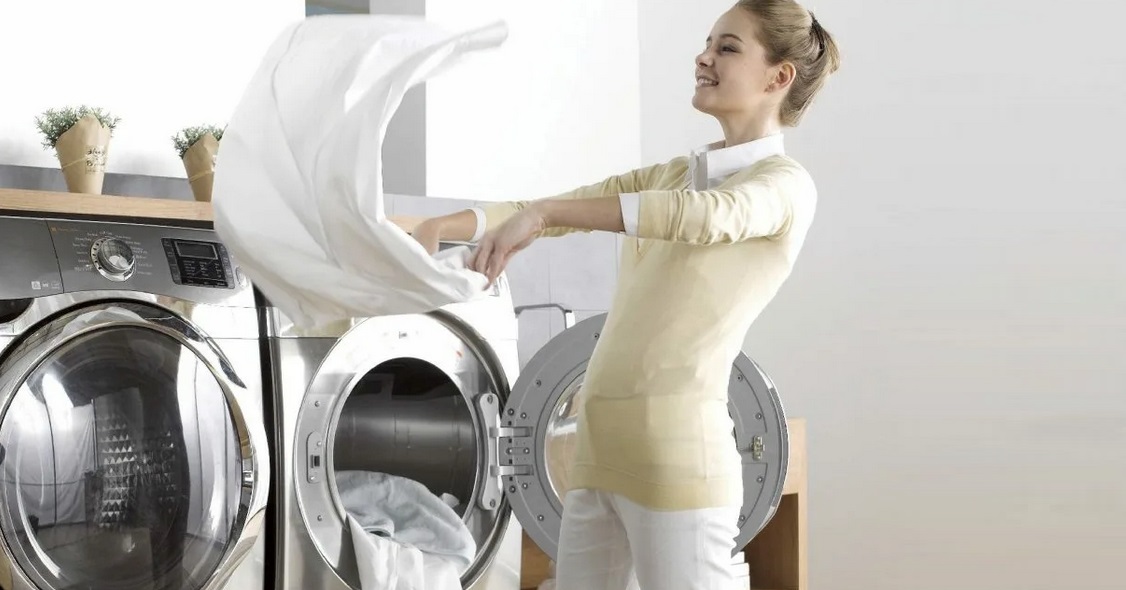 pranie po suszeniu jest wytrząsane i nie prasowane