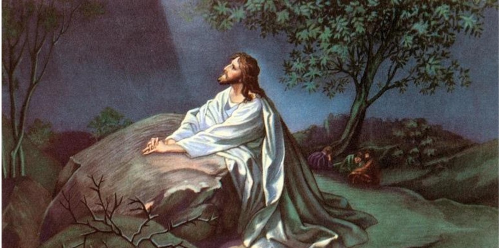 Jézus a Gecsemáné kertben