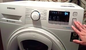 Samsung veļas mazgājamās mašīnas restartēšana