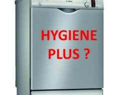 HygienePlus function in the dishwasher
