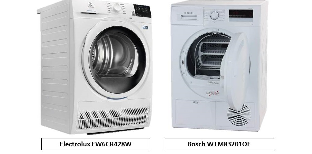 Bosch WTM83201OE och Electrolux EW6CR428W