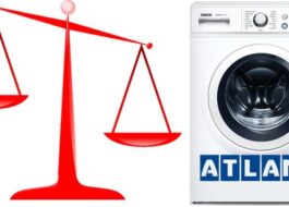 Kiek sveria skalbimo mašina Atlant?