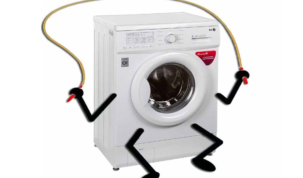 a máquina de lavar pula muito
