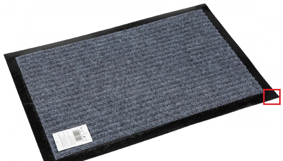 rubber backed mat