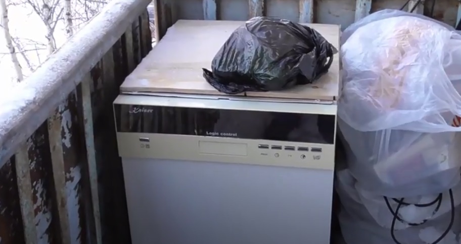 saldētava no trauku mazgājamās mašīnas