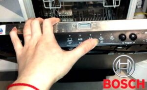 How to set water hardness in a Bosch dishwasher