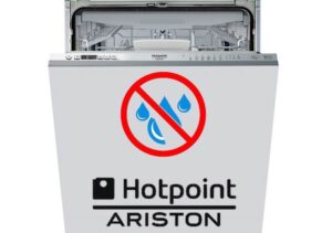 Mesin basuh pinggan mangkuk Ariston tidak mengisi air