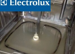 Electrolux dishwasher does not drain water