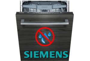 Siemens vaatwasser vult zich niet met water
