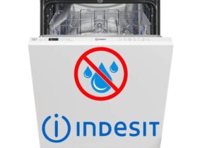 Mesin basuh pinggan mangkuk Indesit tidak mengisi air