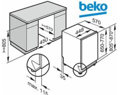 How to install a Beko dishwasher