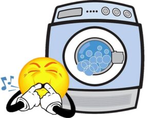 Washing machine whistling after changing brushes