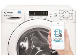 שימוש במכונת הכביסה Candy Smart Touch