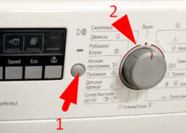 Programmas atiestatīšana Bosch veļas mašīnā