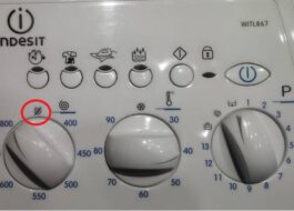 Kā izslēgt centrifūgas ciklu Indesit veļas mašīnā