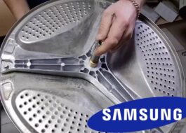 วิธีเปลี่ยนดรัมครอสของเครื่องซักผ้า Samsung