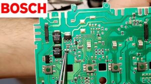 Oprava riadiaceho modulu práčky Bosch