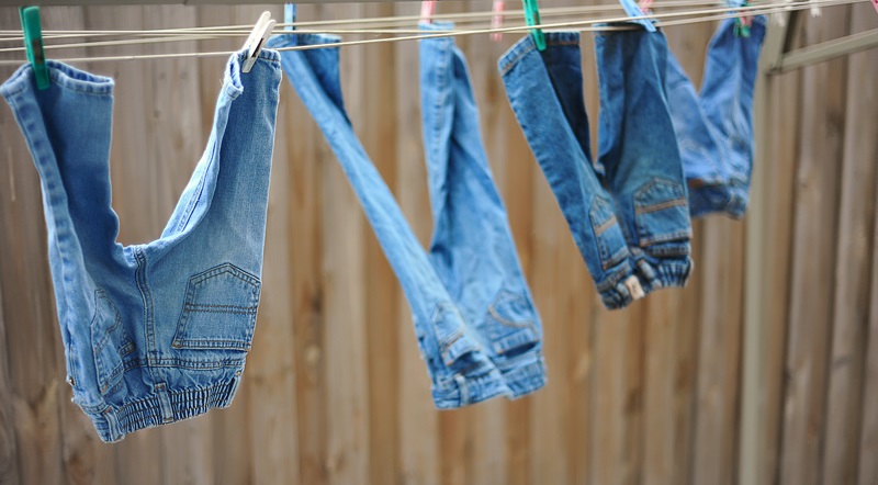 secar o jeans