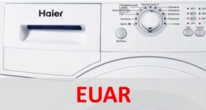 Lỗi EUAR ở máy giặt Haier