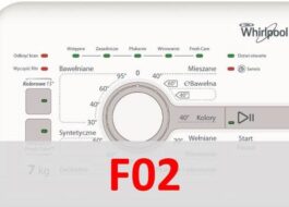 Fel F02 i Whirlpool tvättmaskin