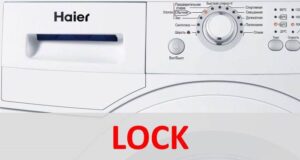 Haier çamaşır makinesinde kilitleme hatası