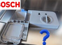 Where to pour rinse aid in a Bosch dishwasher