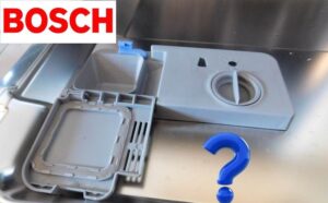 Kur ieliet skalošanas līdzekli Bosch trauku mazgājamajā mašīnā