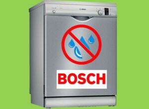 Apa nu curge în mașina de spălat vase Bosch