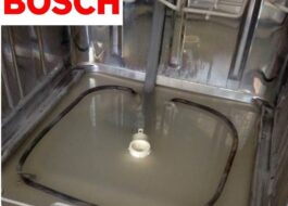 Ang dishwasher ng Bosch ay hindi nag-aalis ng tubig