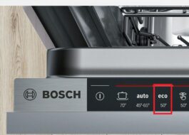Eco mode sa isang Bosch dishwasher